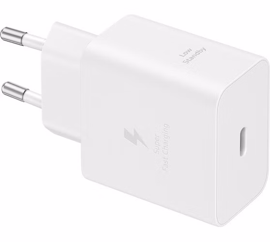 Samsung USB-C 45W Cestovní nabíječka + USB-C Datový Kabel White