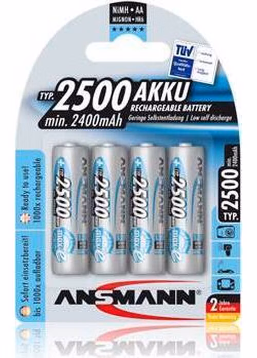 Ansmann akumulátor AA NiMH 2650 mAh (4 ks) maxE