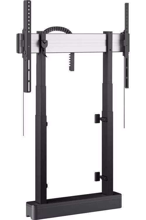 Vogels RISE Elektrický TV lift s montáží podlaha-stěna, rychlost 80 mm/s černý