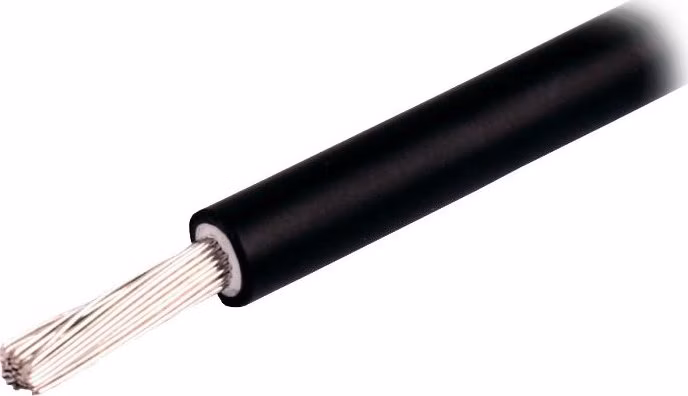 GOOWEI Energy kabel pro zapojení solárních panelů měděný 1x 4mm2, černý