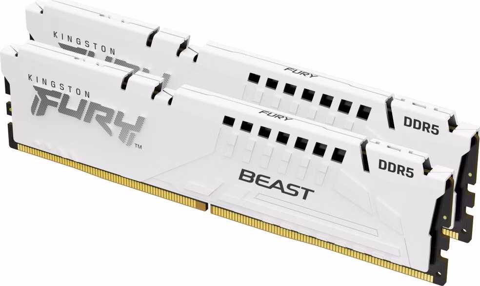 KINGSTON FURY Beast White XMP 64GB DDR5 5600MT/s / CL40 / DIMM / Kit 2x 32GB