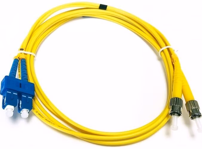 DATACOM optický patchcord ST-SC 09/125 SM 2m duplex