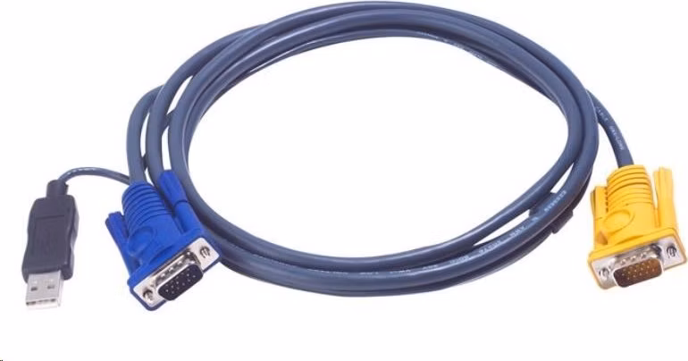 ATEN integrovaný kabel 2L-5202UP pro KVM USB 1,8m