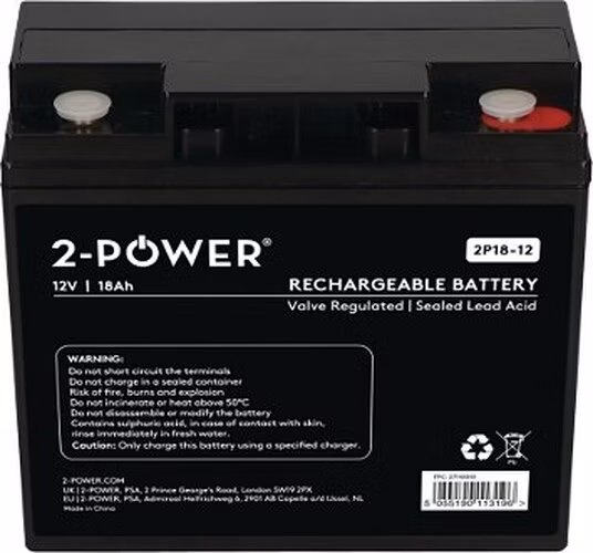 2-Power 2P18-12 12V 18Ah VRLA Baterie