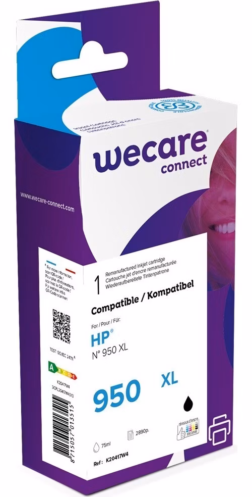 WECARE ARMOR ink kompatibilný s HP OJ 8100/8600, CN045AE, 75ml, čierna/black