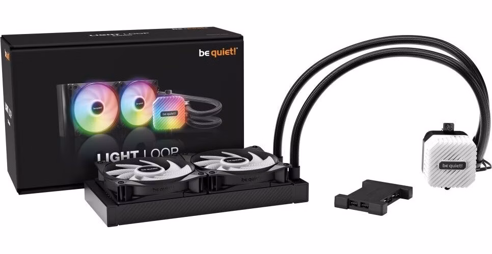 Be quiet! Light Loop vodní chladič CPU ARGB 240mm / 2x120mm / Intel i AMD