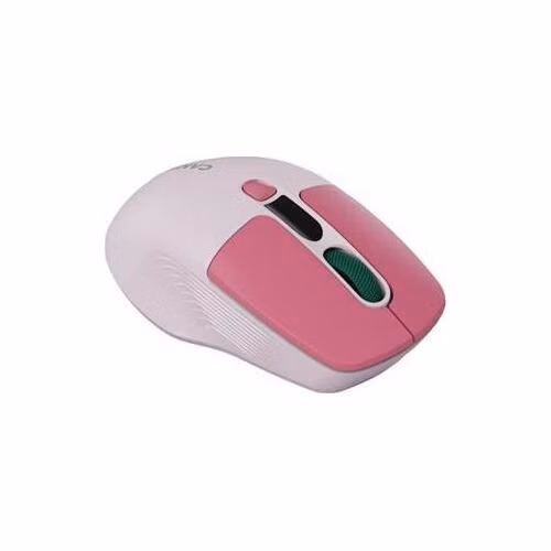 Canyon MW-26, 2v1 bezdrôtová optická myš Bluetooth / 2.4 GHz, tichá, 6 tlačidiel, 800/1200/1600/2400 DPI, ružová