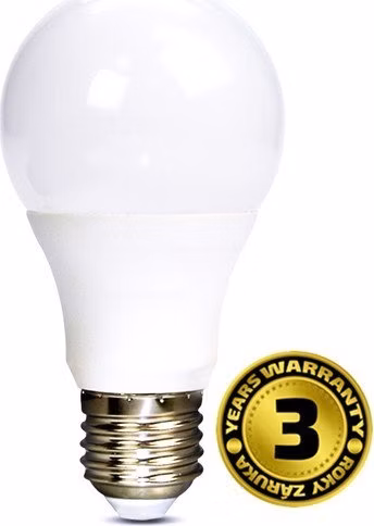 Solight LED žiarovka, klasický tvar, 7W, E27, 3000K, 270°, 520lm