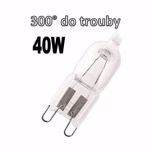 OSRAM G9 40W halogen 300° stupňů do trouby