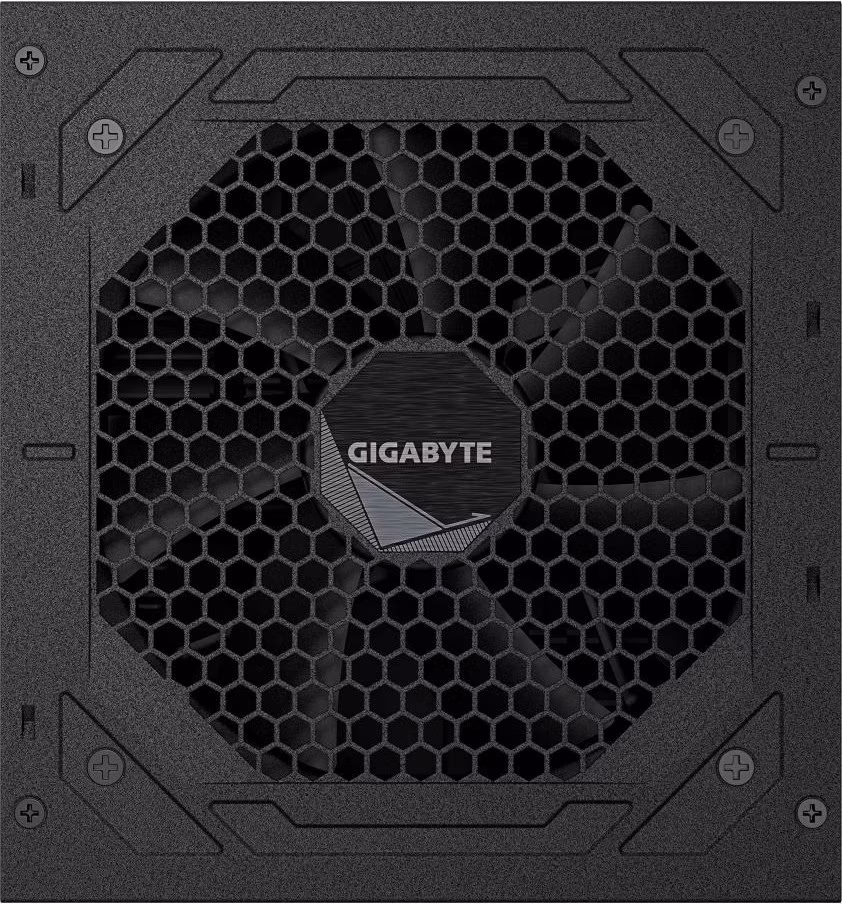 BAZAR - GIGABYTE zdroj UD1000GM PG5 V2 1000W, 120mm, Plně modulární, 80 Plus Gold, ATX 3.1 - Poškozený obal (Komplet)