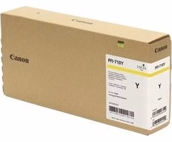 Canon originální ink PFI710Y, Yellow, 700ml, 2357C001, Canon imagePROGRAF TX-2000, TX-3000, TX-3000 MFP T36