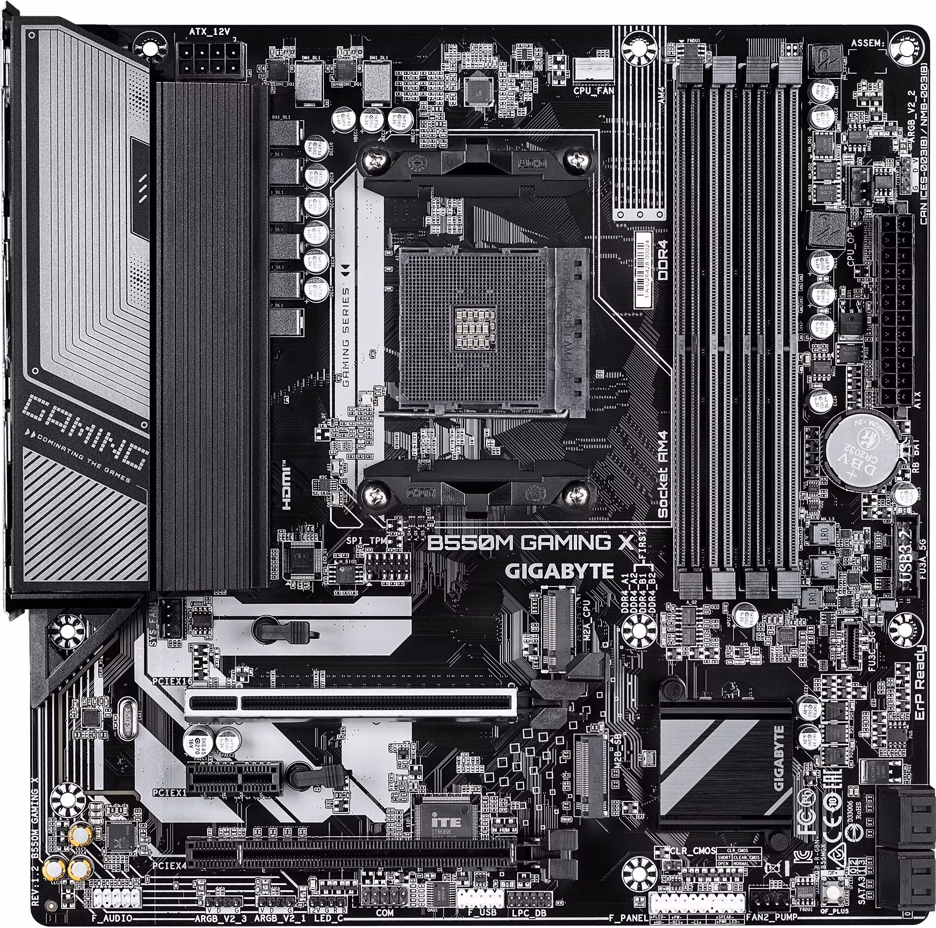 Gigabyte B550 GAMING X (Rev. 1.2)/AM4/mATX
