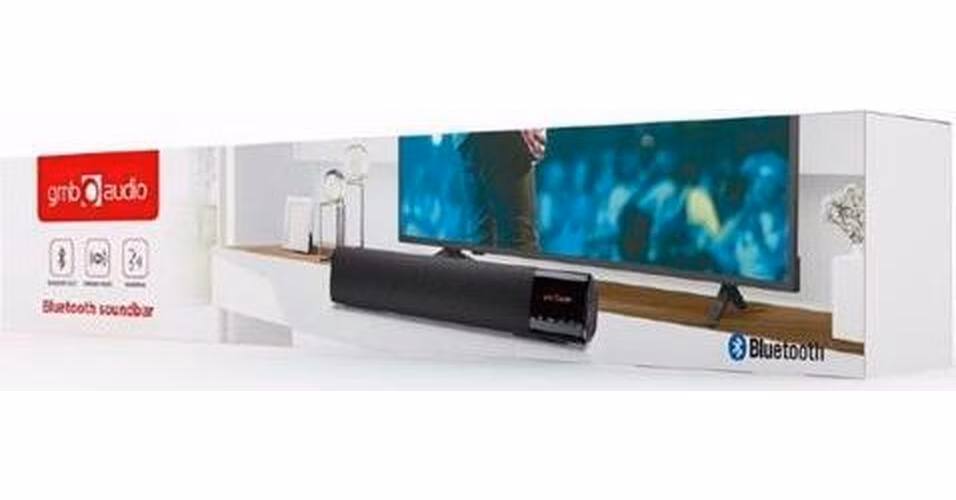Gembird Bluetooth soundbar, čierny