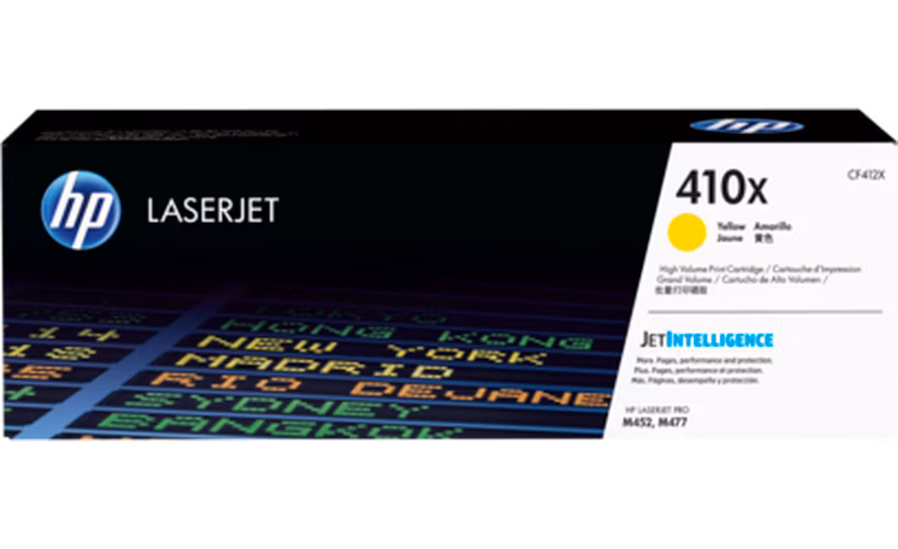 HP Žltá originálna tonerová kazeta s vysokou výťažnosťou HP 410X LaserJet 5000 strán