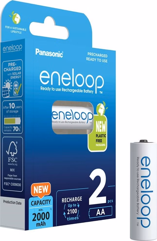 PANASONIC HR6 AA 3MCCE/2BE ENELOOP N, 2000 mAh (Blistr 2ks)