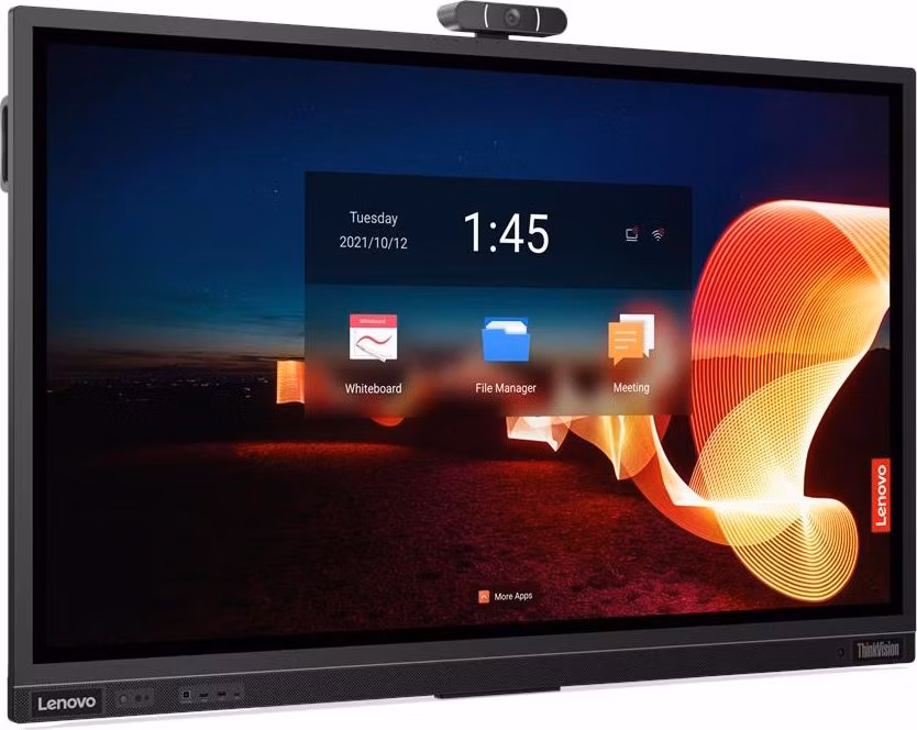 Lenovo ThinkVision T65 s kamerou/ 65" IPS/ 3840x2160/ 16:9/ 400cd/m2cmd/ 1200:1/ 8ms/ HDMI/ DP/ USB/VESA/ RJ45/ černý