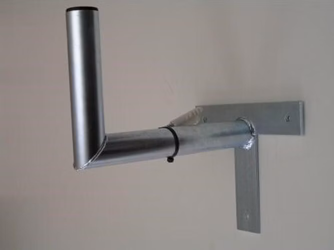 Držák antény na zeď, tvar T, galvanický zinek, délka 35cm