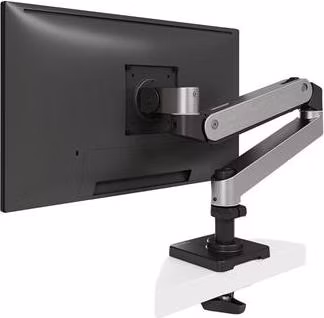 ERGOTRON LX Pro Desk Monitor Arm, Grommet Mount, stolní rameno do otvoru desky stolu, monitor, leštěný hliník