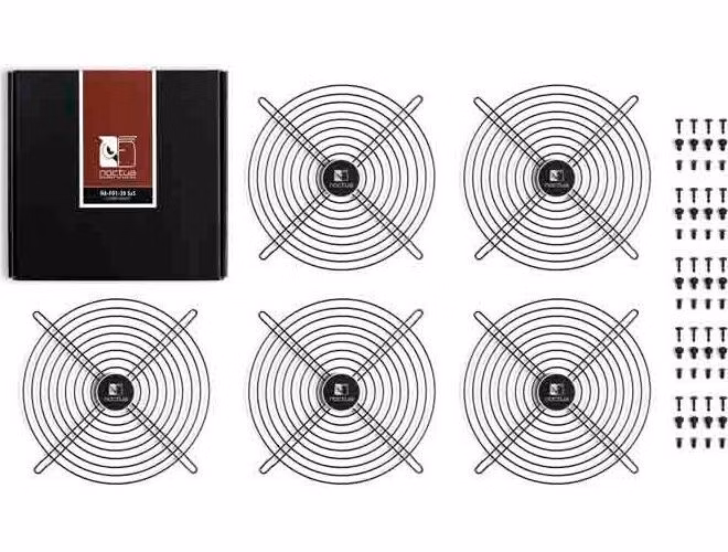Noctua NA-FG1-20 Sx5 Mřížka pro ventilátor, ,200 mm, černá, 5 ks
