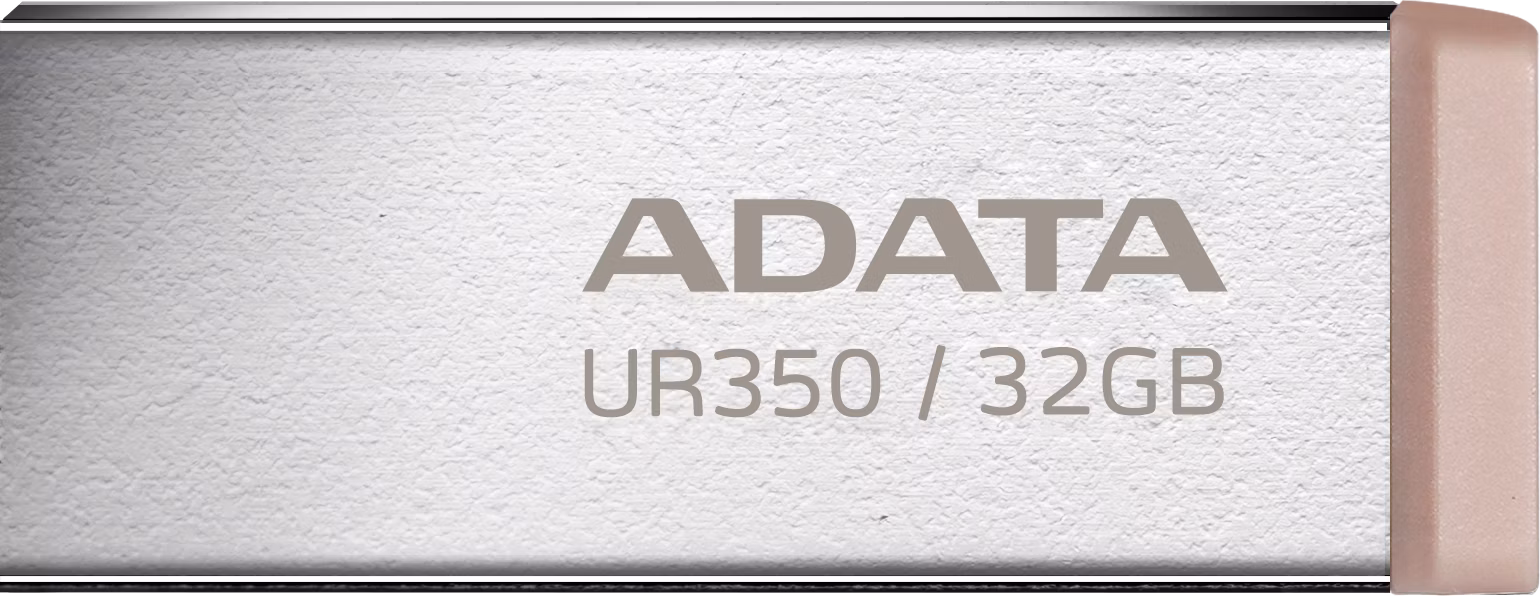 ADATA Flash Disk 32GB UR350, USB 3.2 Dash Drive, kov hnědá