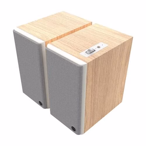 Klipsch The Fives II, aktívne reproduktory, červený dub