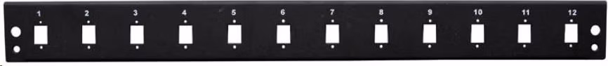 OEM Optická tvár vane (OPVANA1UN-BLACK) 12xSC simplex