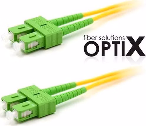 OPTIX SC/APC-SC/APC optický patch cord 09/125 0,5m G657A