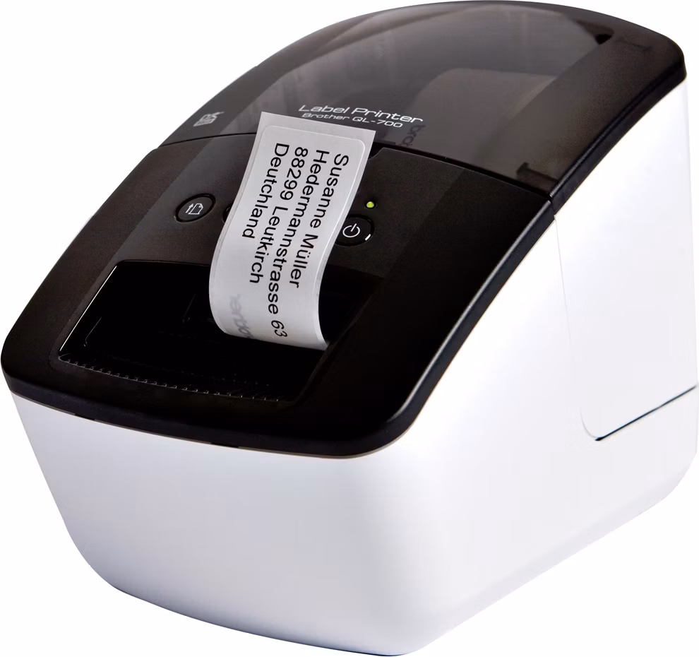 Tlačiareň štítkov BROTHER QL-700 - 62 mm, termálna, USB, profesionálna tlačiareň štítkov