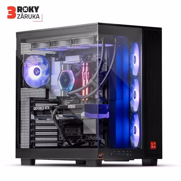 LYNX ULTIMATE Ryzen 7 9800X3D 64GB 2TB SSD NVMe RTX 5070 Ti 16G W11 Home