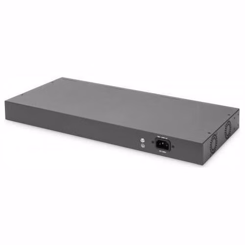 DIGITUS Fast Ethernet PoE přepínač 16-portové PoE + 2 kombinované, rozpočet 250W