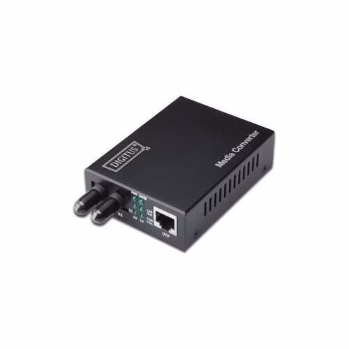 Digitus Media Converter 10/100/1000Base-T to 1000Base-SX (ST) + zdroj 0,5 KM