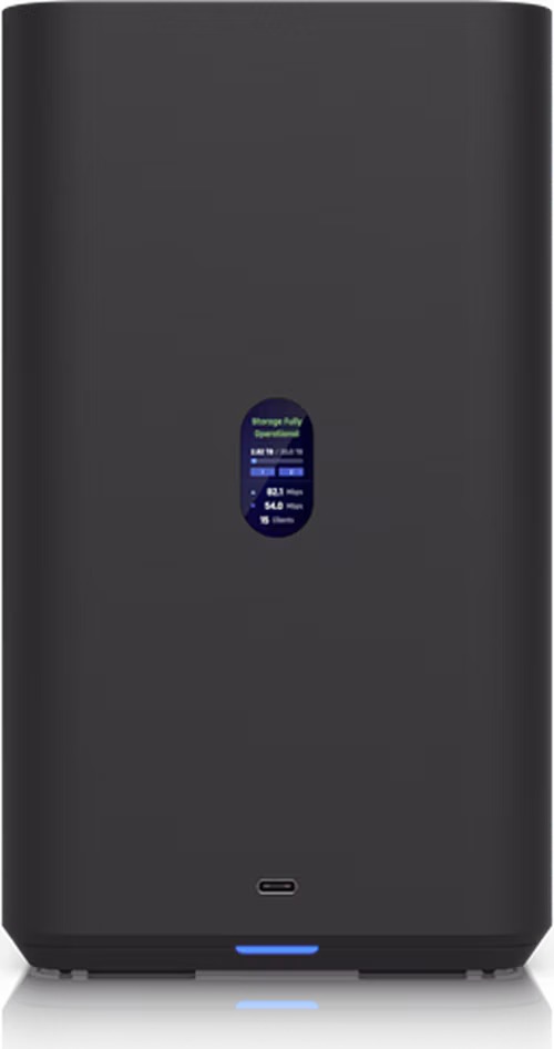 Ubiquiti UniFi UNAS 2 B - NAS server, 2x 3,5" slot HDD/SSD, RAID, 2.5GbE, 5Gbps USB-C, PoE++, černý