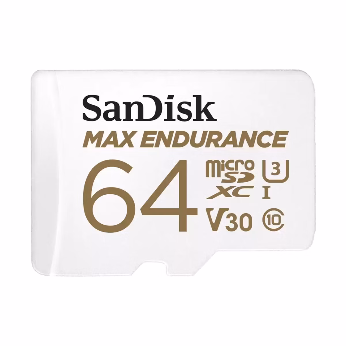 SanDisk MAX ENDURANCE microSDXC 64GB / C10, U3, V30 / 30,000 Hours / + SD Adaptér
