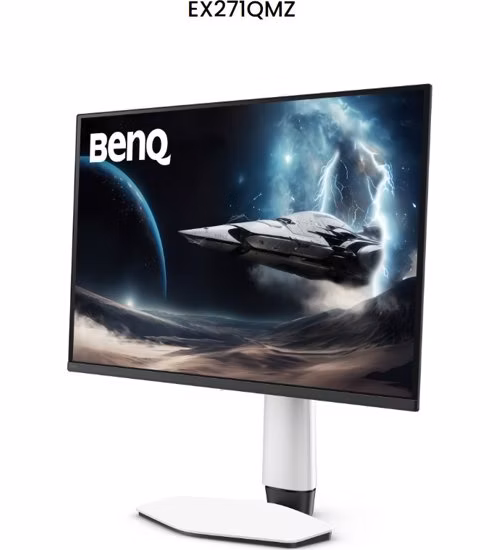 BenQ Mobiuz LCD EX271QMZ 27" OLED/2560x1440/400nits/0,03ms/240Hz/HDMI/DP/výškově nastavitelný/VESA herní monitor