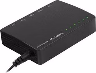 LANBERG SWITCH  DSP2-1005-12V 5X 1GB/S UNMANAGED GIGABIT ETHERNET DESKTOP 12V