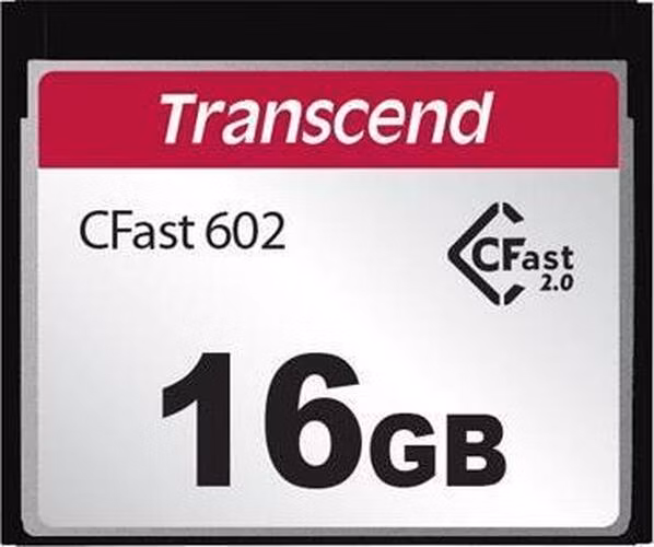 Transcend 16GB CFast 2.0 CFX602 paměťová karta (MLC)