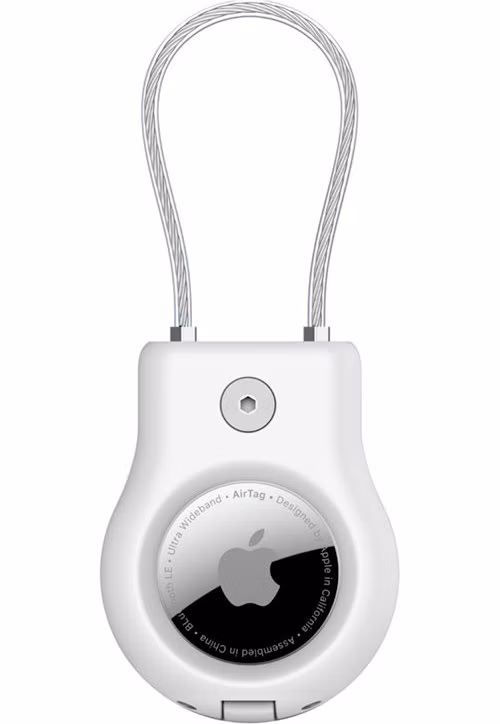Belkin puzdro Secure Holder with Wire Cable pre AirTag - White