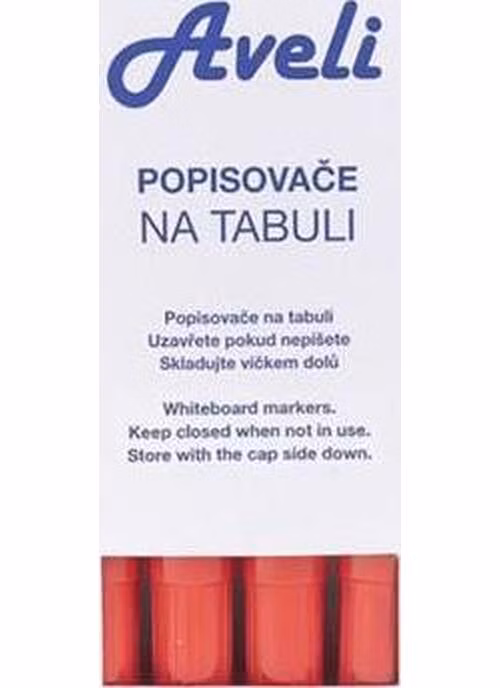AVELI Popisovače sada červené