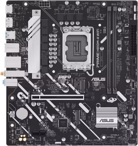 ASUS PRIME H810M-A WIFI / H810 / LGA1851 / DDR5 / DP / HDMI / 2x M.2 / WiFi / mATX