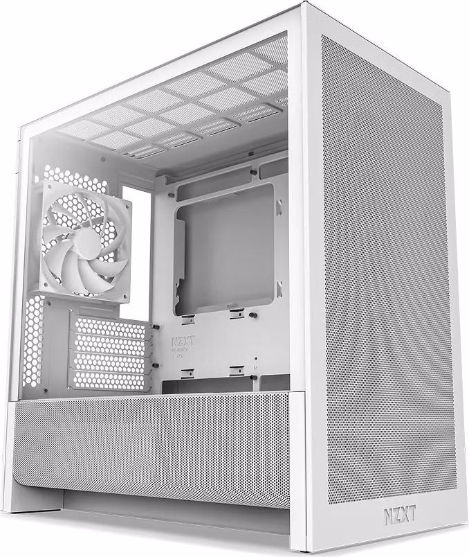 NZXT skříň H3 Flow / microATX / 1x120mm / USB / USB-C / bílá