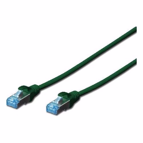 Digitus CAT 5e SF-UTP patch cable, PVC AWG 26/7, length 2 m, color green