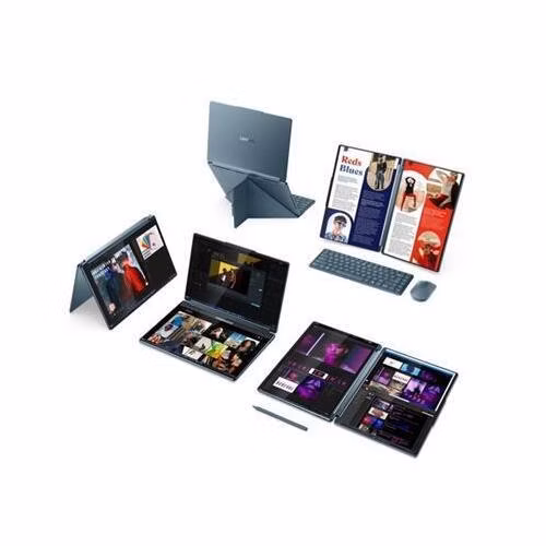 Lenovo YOGA BOOK 9 Ultra 7 255H/AI/32GB/1TB SSD/2x 14"/2,8K/OLED/Touch/120Hz/až750nitů/Pero/3r OnSite/WIN11 PRO/3xbundle