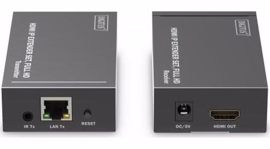 DIGITUS HDMI IP Video Extender Set, 120m Full HD, 1080p