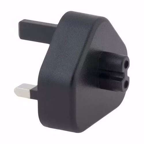 AVACOM Zásuvkový konektor Type G (UK) pro USB-C nabíječky, černá