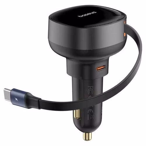 Baseus Enjoyment Pro Nabíjačka do Autá USB-C 60W Cluster Black