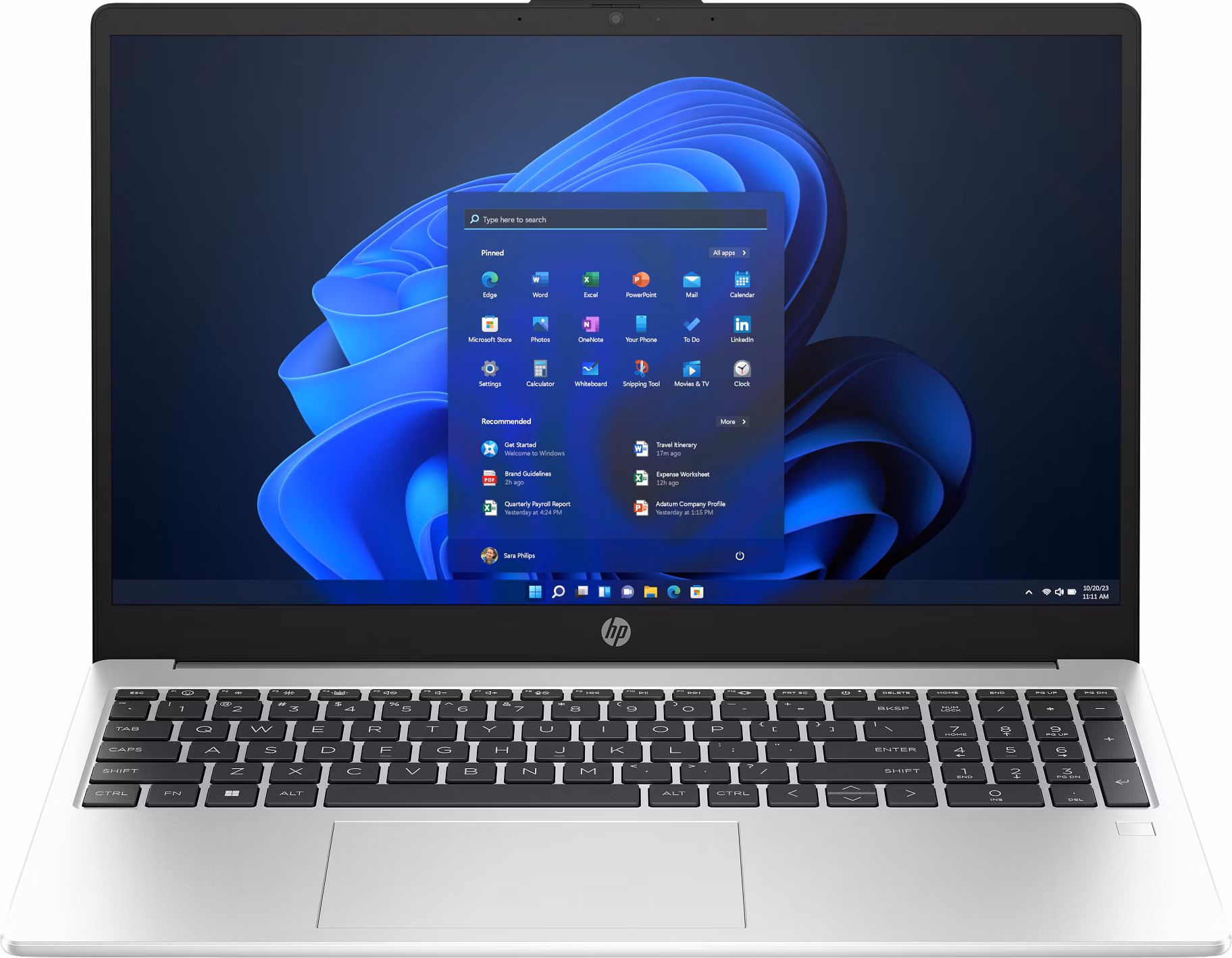 HP 250R G10/ Core 3 100U/ 16GB DDR4/ 512GB SSD/ Intel® Graphics/ 15,6"FHD,matný/ W11P/ stříbrný