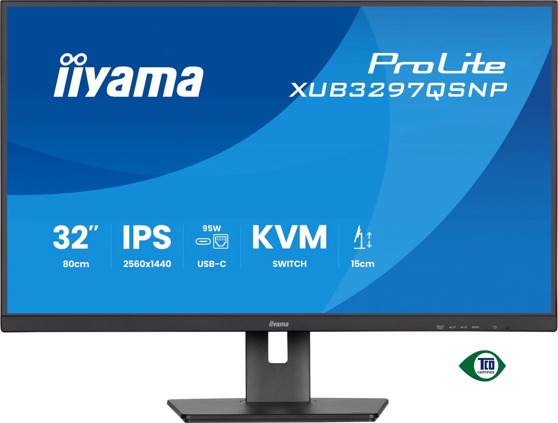 iiyama ProLite/XUB3297QSNP-B1/32"/IPS/QHD/100Hz/1ms/Čierna/5R
