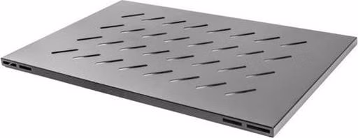 LANBERG 19" PEVNÁ POLICE PRO OTEVŘENÝ RACK 1000 MM 1U/480,5X780 MM MAX. NOSNOST DO 120 KG ČERNÁ