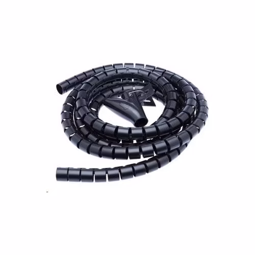 CONNECT IT rúrka na vedenie káblov WINDER, 1,5 m x 30 mm čierna (organizér káblov)