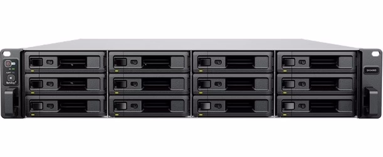 Synology SA3400D Xeon D-1541, 8 GB DDR4, 12xSAS, 1x10GbE + 2x1GbE LAN
